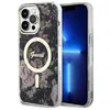 Image de Guess iPhone 14 Pro Max 6.7 hardcase Fleur MagSafe (Apple iPhone 14 Pro Max), Coque pour téléphone portable, Noir