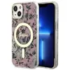 Image de Guess GUHMP14MHCFWSP iPhone 14 Plus 6.7" rose/pink hardcase Flower MagSafe (Apple iPhone 14 Plus), Coque pour téléphone portable, Pink, Rose