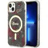 Image de Guess GUHMP14SHCFWSA iPhone 14 6.1" zielony/khaki hardcase Flower MagSafe (Apple iPhone 13, Apple iPhone 14, Apple iPhone 15), Coque pour téléphone portable, Vert