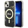 Image de Guess GUHMP14SHTMRSK iPhone 14 6.1" noir/black hardcase Golden Marble MagSafe (Apple iPhone 14), Coque pour téléphone portable, Noir