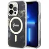 Image de Guess GUHMP14XHTMRSK iPhone 14 Pro Max 6.7" czarny/black hardcase Golden Marble MagSafe (Apple iPhone 14 Pro Max), Coque pour téléphone portable, Noir