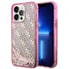Image de Guess GUHCP14XLC4PSGP iPhone 14 Pro Max 6.7" rose/pink hardcase Liquid Glitter 4G Transculent (Apple iPhone 14 Pro Max), Coque pour téléphone portable, Pink, Rose