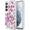 Image de Guess GUHCS23SHCFWST S23 S911 blanc/blanc hardcase Collection Flower (Samsung Galaxy S23), Coque pour téléphone portable, Blanc