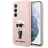 Image de Karl Lagerfeld Silicone NFT Ikonik - Coque pour Samsung Galaxy S23 (Rose)