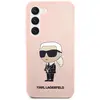 Image de Karl Lagerfeld KLHCS23MSNIKBCP S23+ S916 hardcase rose/pink Silicone Ikonik (Samsung Galaxy S23+), Coque pour téléphone portable, Rose, Pink