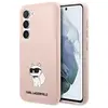 Image de Karl Lagerfeld KLHCS23MSNCHBCP S23+ S916 étui rigide rose/rose Silicone Choupette (Samsung Galaxy S23+), Coque pour téléphone portable, Rose, Pink