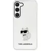 Image de Karl Lagerfeld KLHCS23SHNCHTCT S23 S911 transparent hardcase Ikonik Choupette (Samsung Galaxy S23), Coque pour téléphone portable, Transparent