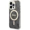 Image de Guess GUHMP14LH4STK iPhone 14 Pro 6.1" czarny/black hardcase 4G MagSafe (Apple iPhone 14 Pro), Coque pour téléphone portable, Noir
