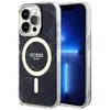 Image de Guess GUHMP14LPCUMAK iPhone 14 Pro 6.1" noir/black hardcase Marble MagSafe (Apple iPhone 14 Pro), Coque pour téléphone portable, Noir
