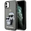 Image de Karl Lagerfeld KLHCN61HNKCTGK iPhone 11 / Xr 6.1" noir/black hardcase Gliter Karl&Choupett (Apple iPhone 11, Apple iPhone XR), Coque pour téléphone portable, Noir