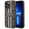 Image de Guess GUHMP13LP4RPSW iPhone 13 Pro / 13 6.1" br zowy/brown hardcase 4G Printed Stripes MagSafe (Apple iPhone 13 Pro), Coque pour téléphone portable, Marron