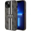 Image de Guess GUHMP14SP4RPSW iPhone 14 6,1" br zowy/brown hardcase 4G Printed Stripes MagSafe (Apple iPhone 14), Coque pour téléphone portable, Marron