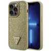 Image de Guess GUHCP14XHDGTPD iPhone 14 Pro Max 6.7" z oty/gold hardcase Rhinestone Triangle (Apple iPhone 14 Pro Max), Coque pour téléphone portable, Or
