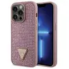 Image de Guess GUHCP14LHDGTPP iPhone 14 Pro 6.1" ró owy/rose hardcase Rhinestone Triangle (Apple iPhone 14 Pro), Coque pour téléphone portable, Rose, Pink