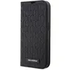 Image de Karl Lagerfeld Étui pour iPhone 14 Pro 6.1 Saffiano Monogram (Apple iPhone 14 Pro), Coque pour téléphone portable, Noir