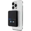 Image de BMW Powerbank indukcyjny BMPBMS3K22PGVK 5W 3000mAh + câble czarny/black M Collection MagSafe (3000 mAh, 5 W, 11 Wh), Chargeur de secours, Noir