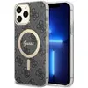 Image de Guess GUHMP13XH4STK iPhone 13 Pro Max 6.7" noir/black hardcase 4G MagSafe (Apple iPhone 13 Pro Max), Coque pour téléphone portable, Gris, Noir