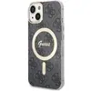 Image de Guess GUHMP14SH4STK iPhone 14 6.1" czarny/black hardcase 4G MagSafe (Apple iPhone 13, Apple iPhone 14, Apple iPhone 15), Coque pour téléphone portable, Noir
