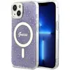 Image de Guess GUHMP14MH4STU iPhone 14 Plus 6.7" pourpre/pourpre hardcase 4G MagSafe (Apple iPhone 14 Plus), Coque pour téléphone portable, Violet
