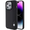 Image de BMW BMHCP15X22RBDK iPhone 15 Pro Max 6.1" czarny/black hardcase cuir Blue Dots (Apple iPhone 15 Pro Max), Coque pour téléphone portable, Noir, Bleu