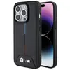 Image de BMW BMHCP15L22PVTK iPhone 15 Pro 6.1" czarny/black hardcase Quilted Tricolor (Apple iPhone 15 Pro), Coque pour téléphone portable, Noir