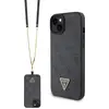Image de Guess GUHCP15MP4TDSCPK iPhone 15 Plus 6.7" czarny/black hardcase Crossbody 4G Metal Logo (Apple iPhone 14 Plus, Apple iPhone 15 Plus), Coque pour téléphone portable, Noir