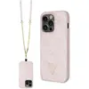 Image de Guess GUHCP14LP4TDSCPP iPhone 14 Pro 6.1" ró owy/pink hardcase Crossbody 4G Metal Logo (Apple iPhone 14 Pro), Coque pour téléphone portable, Rose, Pink