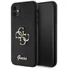 Image de Guess GUHCN61HG4SGK iPhone 11 / Xr 6.1" czarny/black hardcase Glitter Script Big 4G (Apple iPhone 11), Coque pour téléphone portable, Noir