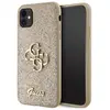 Image de Guess GUHCN61HG4SGD iPhone 11 / Xr 6.1" z oty/gold hardcase Glitter Script Big 4G (Apple iPhone 11), Coque pour téléphone portable, Or