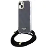 Image de Guess IML 4G étui à bandoulière pour Apple iPhone 15 - noir (Apple iPhone 15), Coque pour téléphone portable, Noir