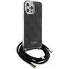 Image de Guess IML 4G étui à bandoulière pour Apple iPhone 15 Pro Max - noir (Apple iPhone 15 Pro Max), Coque pour téléphone portable, Noir, Gris