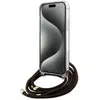 Image de Guess IML 4G étui à bandoulière pour Apple iPhone 15 Pro - marron (Apple iPhone 15 Pro), Coque pour téléphone portable, Marron