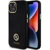 Image de Guess GUHCP15SM4DGPK iPhone 15 6.1" czarny/black hardcase Silicone Logo Strass 4G (Apple iPhone 15), Coque pour téléphone portable, Noir