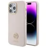 Image de Coque pour iPhone 15 Pro Max - Guess Silicone Logo Strass 4G (GUHCP15XM4DGPP) - Rose Clair