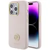 Image de Guess GUHCP15XM4DGPP iPhone 15 Pro Max 6.7" ró owy/pink hardcase Silicone Logo Strass 4G (Apple iPhone 15 Pro Max), Coque pour téléphone portable, Pink, Rose