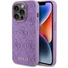 Image de Guess GUHCP15XP4EPMU iPhone 15 Pro Max 6.7" fioletowy/light purple hardcase Leather 4G Stamped (Apple iPhone 15 Pro Max), Coque pour téléphone portable, Violet