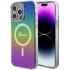 Image de Guess GUHMP15LHITSK iPhone 15 Pro 6.1" czarny/black hardcase IML Iridescent MagSafe (Apple iPhone 15 Pro), Coque pour téléphone portable, Multicolore, Noir