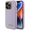 Image de Coque pour iPhone 15 Pro - Guess Glitter Glossy Glossy Script (GUHCP15LPGMCSL) - Violet clair