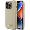 Image de Coque pour iPhone 15 Pro - Guess Glitter Glossy Glossy Script (GUHCP15LPGMCSD) - Beige Étincelant