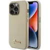 Image de Guess GUHCP15LPGMCSD iPhone 15 Pro 6.1" z oty/light gold hardcase Glitter Glossy Script (Apple iPhone 15 Pro), Coque pour téléphone portable, Or