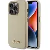 Image de Guess GUHCP15XPGMCSD iPhone 15 Pro Max 6.7" z oty/light gold hardcase Glitter Glossy Script (Apple iPhone 15 Pro Max), Coque pour téléphone portable, Or