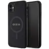 Image de Guess GUHMN61PSAHMCK iPhone 11 / Xr 6.1" czarny/black hardcase Saffiano MagSafe (Apple iPhone 11), Coque pour téléphone portable, Noir