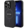 Image de Guess GUHMP15XPSAHMCK iPhone 15 Pro Max 6.7" czarny/black hardcase Saffiano MagSafe (Apple iPhone 15 Pro Max), Coque pour téléphone portable, Noir