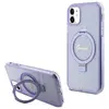 Image de Guess GUHMN61HRSGSU iPhone 11 / Xr 6.1" fioletowy/pourpre hardcase Ring Stand Script Glitter MagSafe (Apple iPhone 11, Apple iPhone XR), Coque pour téléphone portable, Violet
