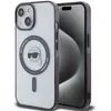 Image de Karl Lagerfeld IML Karl Head MagSafe - Coque pour iPhone 15 Plus (Transparent)
