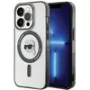 Image de Karl Lagerfeld KLHMP15LHKHNOTK Étui rigide transparent pour iPhone 15 Pro 6.1" IML Karl's Head MagSafe (Apple iPhone 15 Pro), Coque pour téléphone portable, Transparent