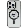 Image de Karl Lagerfeld KLHMP15LHCHNOTK iPhone 15 Pro 6.1" étui rigide transparent IML Tête de Choupette MagSafe (Apple iPhone 15 Pro), Coque pour téléphone portable, Transparent