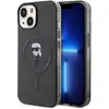 Image de Karl Lagerfeld KLHMP15SHFCKNOK iPhone 15 6.1" czarny/black hardcase IML Ikonik MagSafe (Apple iPhone 15), Coque pour téléphone portable, Noir