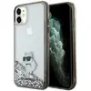 Image de Karl Lagerfeld KLHCN61LKCNSK iPhone 11 / Xr 6.1" étui rigide transparent paillettes liquides Choupette (Apple iPhone 11, Apple iPhone XR), Coque pour téléphone portable, Transparent