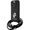 Image de Karl Lagerfeld KLHCP15XSAKCPSK iPhone 15 Pro Max 6.7" étui rigide czarny/black Crossbody Saffiano Metal (Apple iPhone 15 Pro Max), Coque pour téléphone portable, Noir